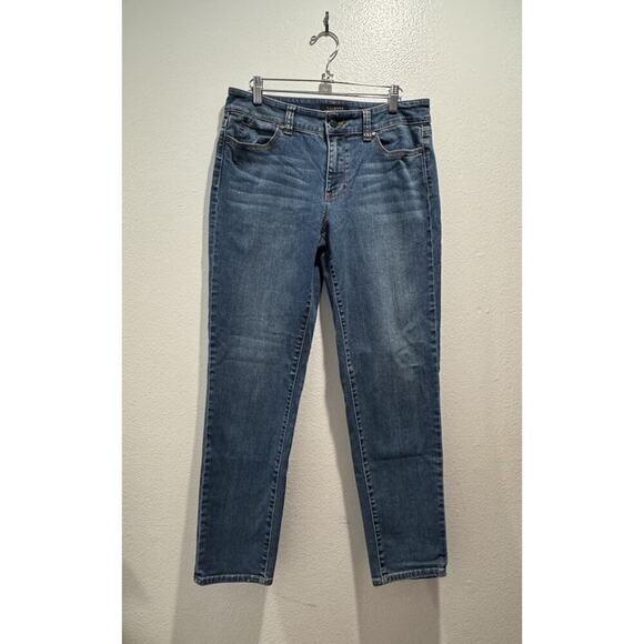 Talbots Flawless Five Pocket Jeans Women’s Size 8 Boyfriend Medium Wash Denim - Picture 1 of 10